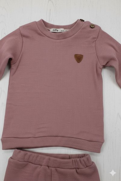 EYMİR GİYİM Armalı Soft Seasonal 2-Piece Set for Girls and Boys