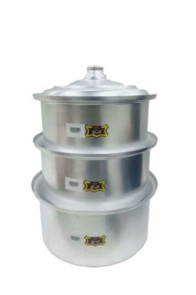 Al tag Egyptian Aluminum Cookware Set 3 Pieces