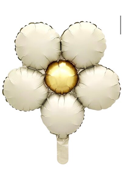 Çemrek Süs Parti Foil Daisy Balloon Retro Daisy Balloon Mini 1 Piece