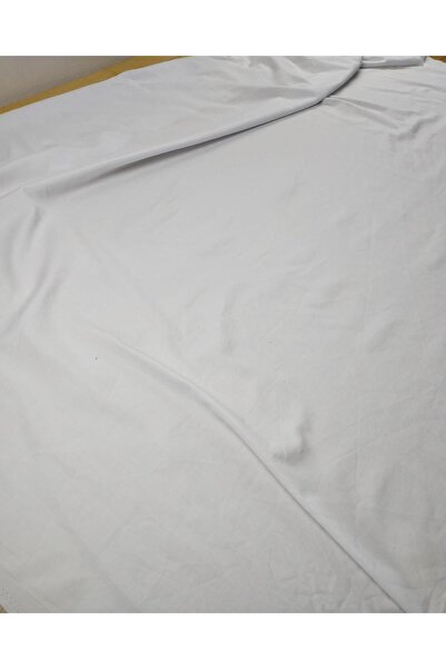 Kumaş Parça Біла підкладкова тканина (ширина 130 см x довжина 160 см)