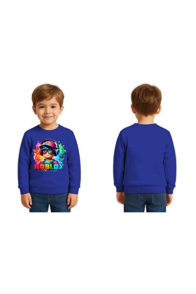 SEDİRLİ Унисекс детска блуза с принт Roblox, 3-слойна Sherpa