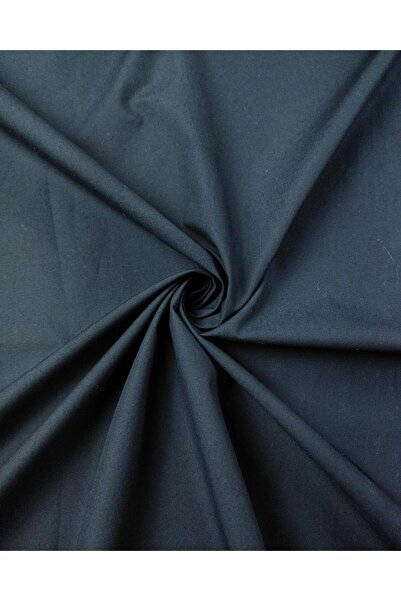 Kumaş Parça Țesătură din bumbac albastru închis (lățime 140 cm x lungime 320 cm)