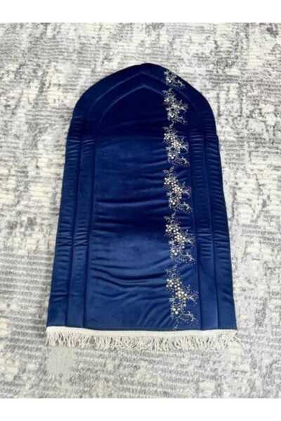 Gerenic Luxurious embroidered foam-padded prayer rug
