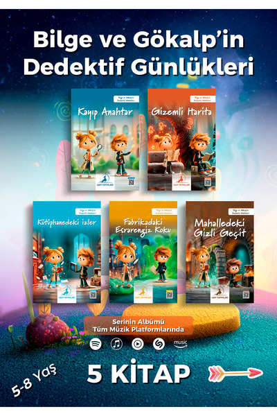 UMY Yayınları Bilge ve Gökalp'in Dedektif Günlükleri - Çocuk Kitabı Serisi - ...
