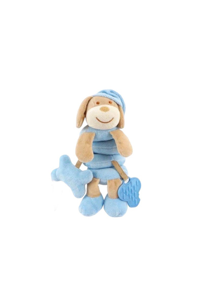 Bebelul Multisensory baby toy 0+ Duffi Baby Puppy with rattle and teether