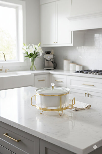 Generic Buffet warmer, round serving dish, 10 cm, with a unique and elegant design.