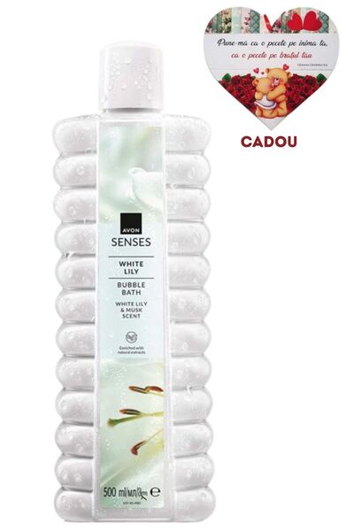 AVON White Lily bath foam, 500ml