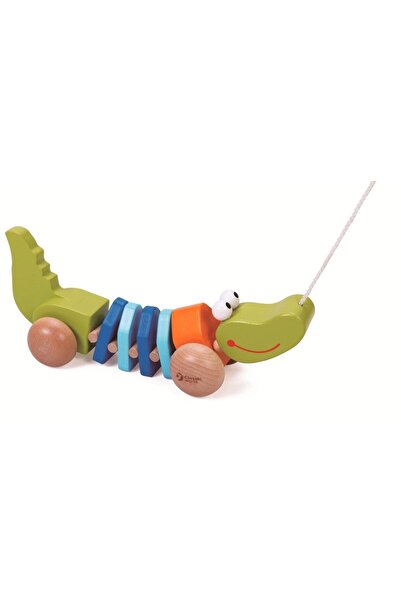 Melissa Wooden Pull String Crocodile Walking Crocodile