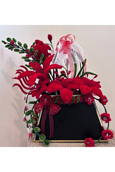 Çiçek Bahçesi Hediyelik Ev Dekor Ürünleri Solmayan Zarafet Hediyelik Kırmızı ...