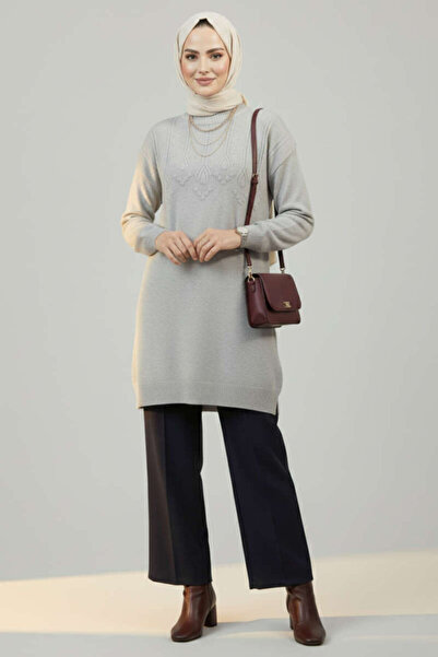 ÇİZGİ Yumoş Knitwear Tunic