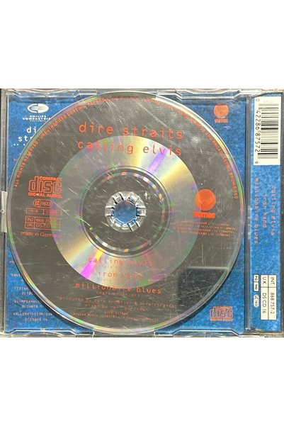 Plak İstasyonu (Plak Değildir CD dir) CD Dire Straits Calling Elis Maxi Single CD
