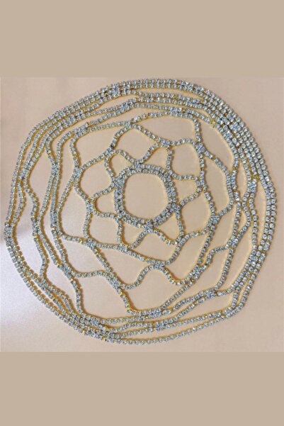 Veille Taşlı Kafa Aksesuar Bridal Headband Saç Bandı After Party