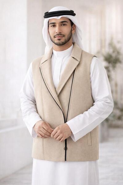 WarD سديري رجال انيق بسحاب لمن يبحث عن الاناقه والفخامه في انٍ واحد