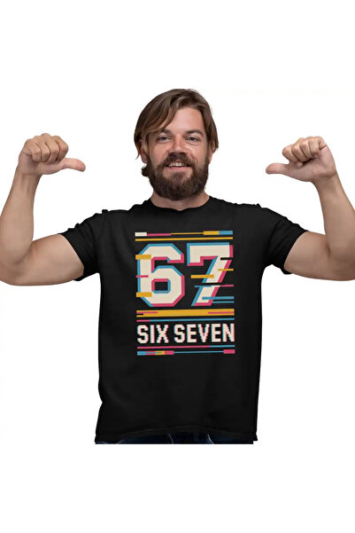 OEM Men's T-Shirt Six Seven Effect Glitch 67
