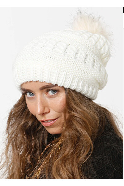 laviyonsa Pompom Winter Oversized Stylish Beret