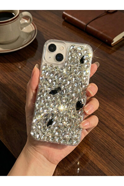 OSG Premium Upholstery Luxury Phone Case with Drop Stone Design Compatible wi...