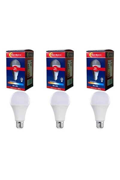 RIF REFCO Set de 3 becuri LED