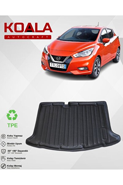 KoalaOtoTekstil Nissan Micra(2020-sonrası) uyumlu- Bagaj Havuzu