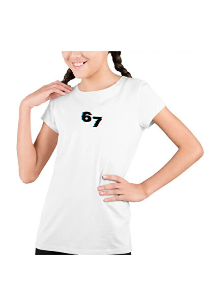 OEM Tricou Copii Fete Six Seven Glitch 67 Effect Video