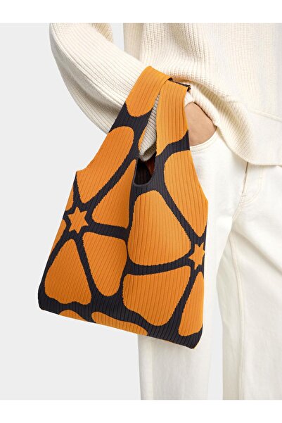 PARFOIS Çiçek Desenli File Çanta