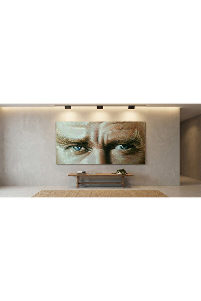 YTD ART DESİGN Atatürk Temalı Kanvas Tablo Yatay Tasarım