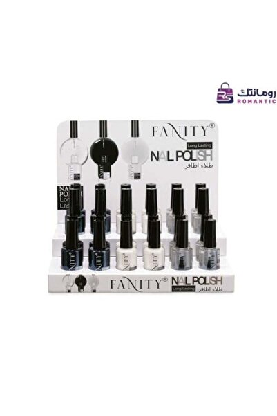 fanity Long Lasting Nail Polish in White, Black, and Clear