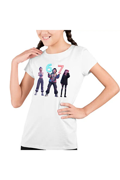 OEM Tricou Copii Fete Six Seven Demon Hunters 67 Kpop