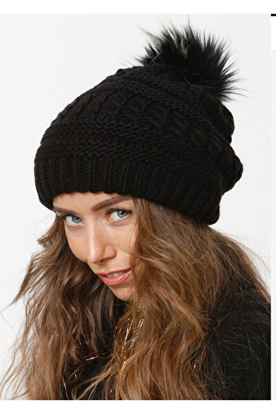 laviyonsa Pompom Winter Oversized Stylish Beret