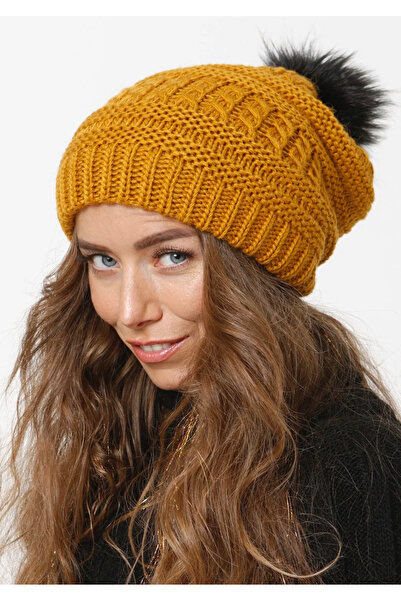 laviyonsa Pompom Winter Oversized Stylish Beret