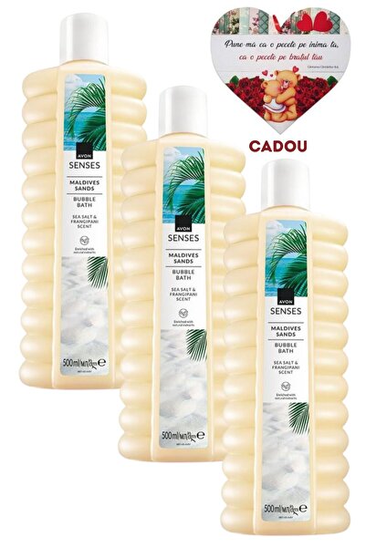 AVON Maldives Sands Bath Foam Set, 3 x 500ml