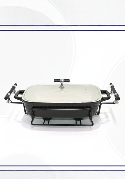 Generic Buffet warmer, rectangular serving dish, 16.5 cm, with a modern and elegant design.