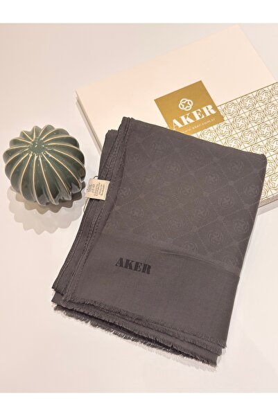 Aker Pamuk Monogram Dört Mevsim Şal