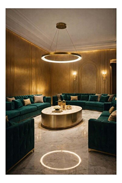 qwell Modern LED Pendant Chandelier with Circular Design