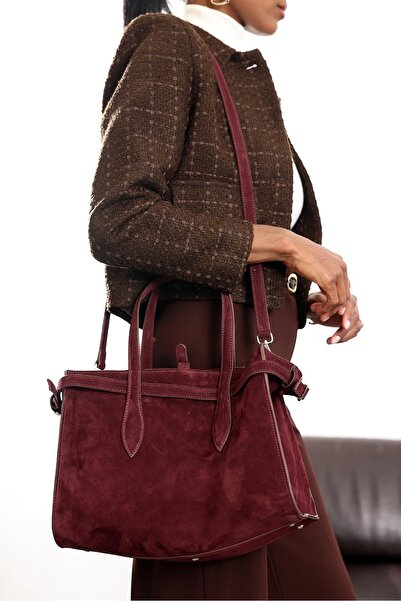 5in1Canpolat حقيبة جلد سويدي بوردو لندن 7976