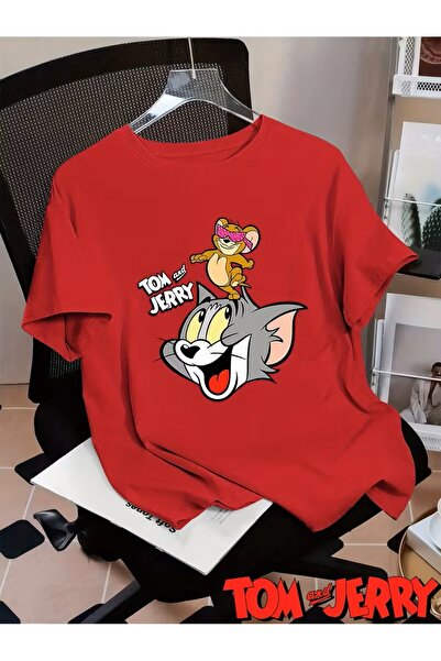 oneagılyazı Tom & Jerry Vintage Cartoon T-Shirt