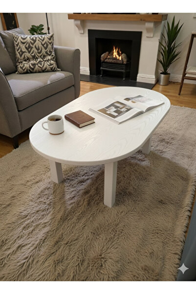 uğurlubaylar Tamamı ağaç tasarım orta sehpa 87x60cm