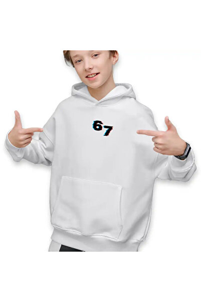 OEM Hanorac Copii Baieti Six Seven Glitch 67 Effect Video