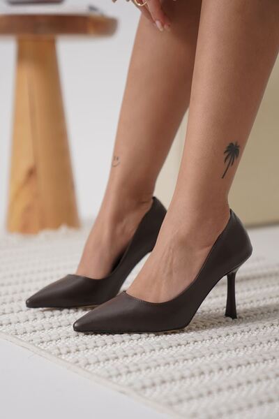 aczagul butik Zelena Women's Bitter Brown Stiletto