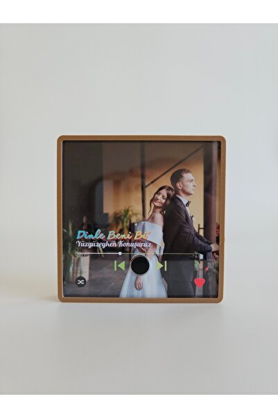 JETJEST Kişiye Özel Müzikli Fotoğraflı Magnet – Konsept Hatıra Hediyesi – Blu...