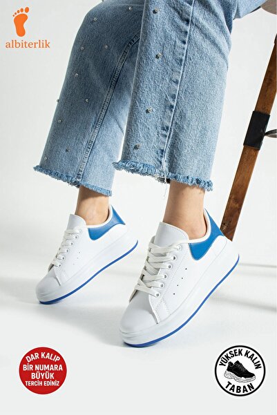 AlbiShoes Women Men Unisex Thick High Sole Daily School Sports Shoes Sneaker ...