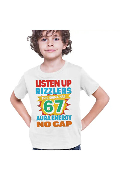OEM Παιδικό Αγορίστικο T-Shirt Six Seven Listen Up Rizzlers 67