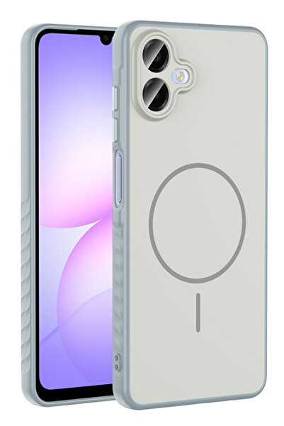 Rivor Samsung Galaxy A07 Kılıf Kamera Korumalı MagSafe Özellikli Kablosuz Şar...