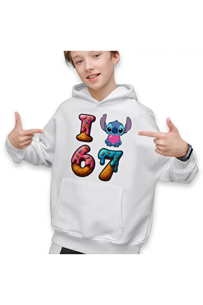 OEM Hanorac Copii Baieti Six Seven Love Stitch Ciocolata Valentines Day 67