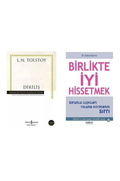 TÜRKİYE İŞ BANKASI KÜLTÜR YAYINLARI Diriliş Lev N. Tolstoy - Birlikte İyi His...