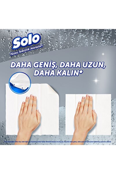 Solo Aquablock Cam Yüzeylere Özel Temizlik Havlusu 30 Yaprak