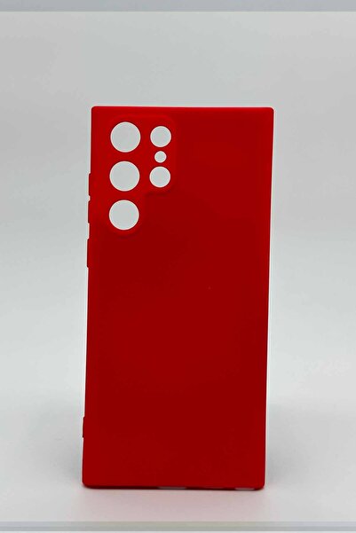 enva case حافظة متوافقة مع هاتف سامسونج S22 الترا - أحمر