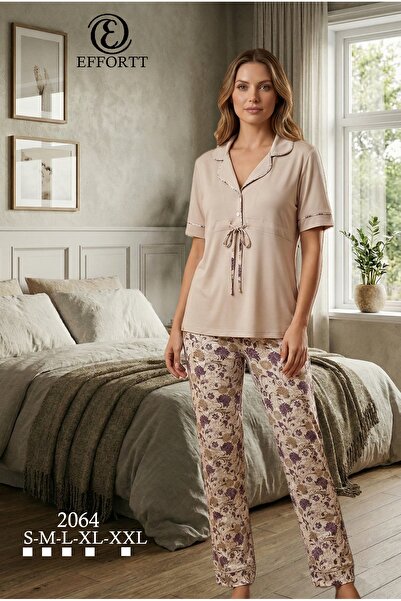EM&FA TEKSTİL Maternity Pajama Set