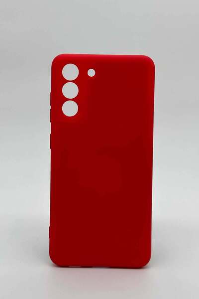 enva case حافظة متوافقة مع هاتف سامسونج S21 Fe - أحمر