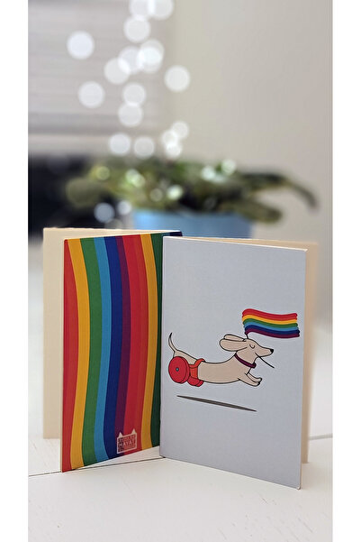 Başka Bir Hayat Diliyorum Defter - Özel Tasarım Kedi Köpek Hayvan A6