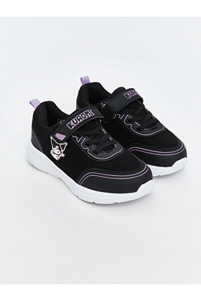 LC Waikiki Pantofi sport pentru fete LCW STEPS Black Kuromi cu imprimeu